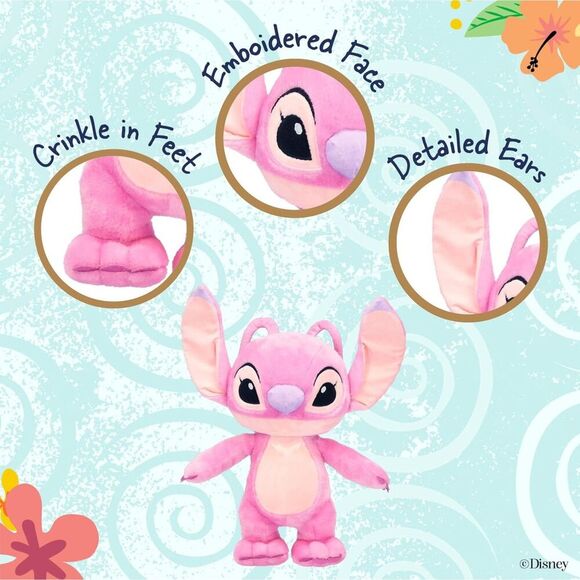 Kids Preferred Disney Baby Lilo and Stitch Angel Soft Plush Toy for Toddlers - Picture 3 of 6